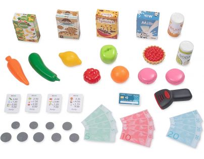 Smoby Supermarket veľký červený displej