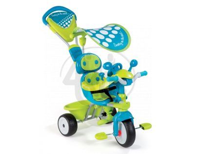 Tříkolka Baby Driver Confort zelenomodrá Smoby 434105