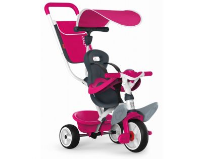 Smoby Tříkolka Baby Balade 2 3v1 růžová - Poškozený obal