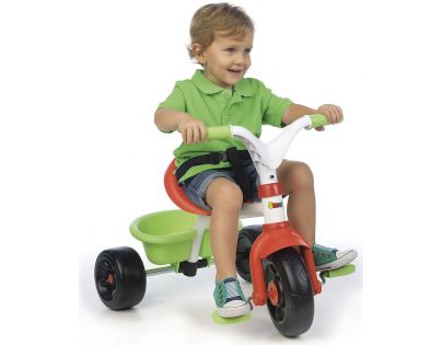 Smoby Tříkolka Be Fun Confort červeno zelená