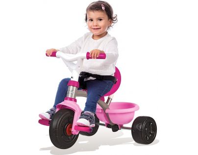 Smoby detská trojkolka Be Move 740315 ružovo šedá