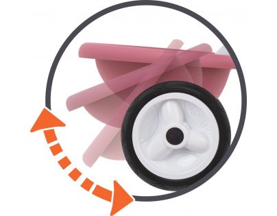Smoby Trojkolka Be Move ružová - Poškodený obal