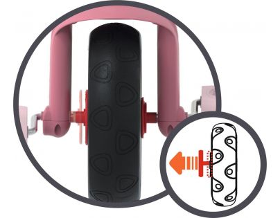 Smoby Trojkolka Be Move ružová - Poškodený obal