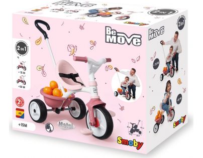 Smoby Trojkolka Be Move ružová - Poškodený obal