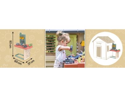 Smoby Záhradná dielňa pre kutilov k domčeku Life