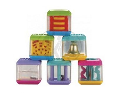 Fisher - Price J7933_B5190 Smyslové kostky s překvapením (zvířátka)