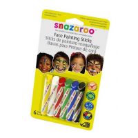 Teddies 22496027 - Obličejové barvy v tužce, 6ks na kartě 2