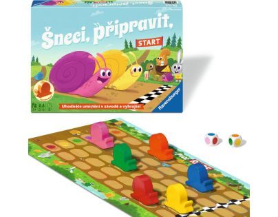 Ravensburger Šneci, připravit, start