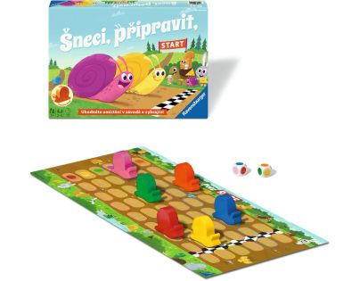Ravensburger Šneci, připravit, start