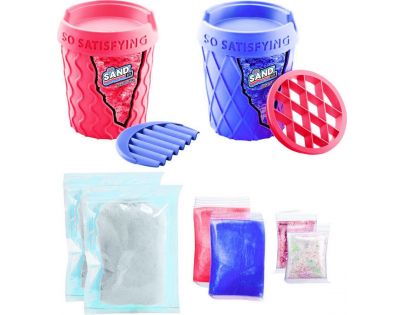 So Sand čarovný piesok 2pack ružový s modrým