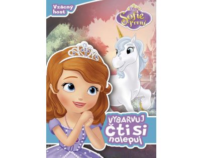 Disney Princezna Sofie První Vybarvuj, čti si, nalepuj