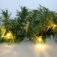 Solight LED vianočná girlanda s ihličím, 5m, 80x LED, časovač, 3xAA, IP44 6