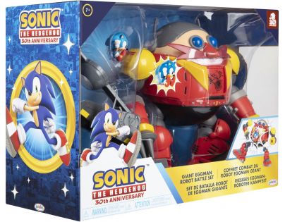 Jakks Sonic Bojová sada Eggman obrí bojový Robot