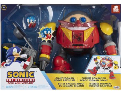 Jakks Sonic Bojová sada Eggman obrí bojový Robot