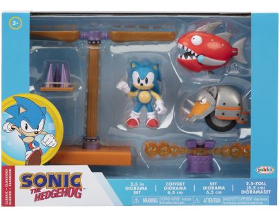 Jakks Sonic Diorama Flying Battery Zone figúrka