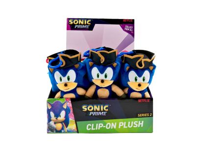 Sonic figúrka - prívesok plyšový (SON7204)