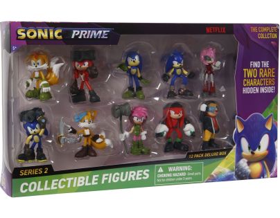 Alltoys Akčné figúrky Sonic Deluxe box 12 ks - Poškodený obal