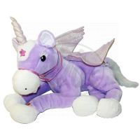 Sparkle plyšový kůň se zvukem 60cm fialový 2