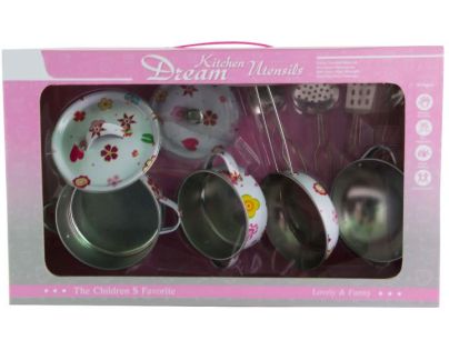 Sparkys 11-dielna sada plechového riadu s potlačou