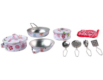 Sparkys 11-dielna sada plechového riadu s potlačou