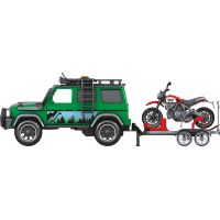 Sparkys 1:14 - Vozidlo lesnej stráže s prívesom a motorkou (so zvukom a svetlami) 4