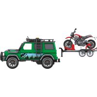 Sparkys 1:14 - Vozidlo lesnej stráže s prívesom a motorkou (so zvukom a svetlami) 5