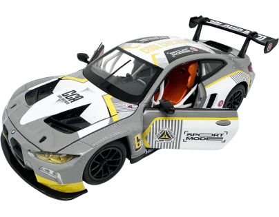 Sparkys 1:24 BMW M4 GT3 Striebrno sivá