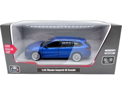 Sparkys 1:35 Škoda Superb IV Combi modrá