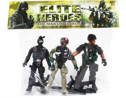 Sparkys Akčné figúrky vojakov 3 ks séria 5