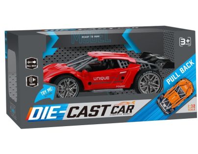 Sparkys Auto Racing Cars 1:32 KLX600-319 spätné natáčanie červené