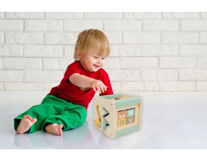 BABU - Malá multifunkčná kocka s 5 aktivitami