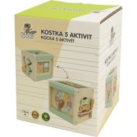 BABU - Malá multifunkčná kocka s 5 aktivitami 4