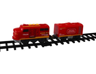 Sparkys BABU vláčiky - Elektrický vláčik červený - set 2 ks