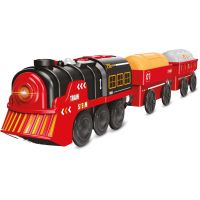 Sparkys BABU vláčiky - RC Parový vlak - červený (so zvukmi, svetlami a dymovými efektmi) 2