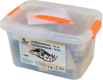 Sparkys BABU vláčky - Vláčkodráha 72 dielov