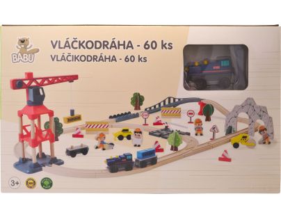 Sparkys BABU vláčiky - Vláčkodráha s žeriavom