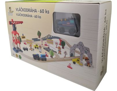 Sparkys BABU vláčiky - Vláčkodráha s žeriavom