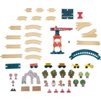 Sparkys BABU vláčiky - Vláčkodráha s žeriavom 2