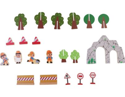 Sparkys BABU vláčiky - Vláčkodráha s žeriavom