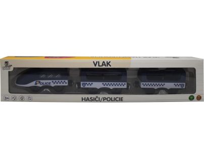Sparkys BABU vláčky - Vlak Policie s vagónmi na batérie