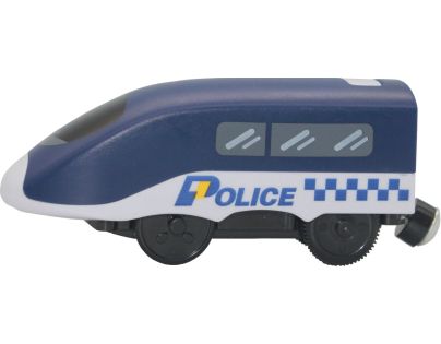 Sparkys BABU vláčky - Vlak Policie s vagónmi na batérie