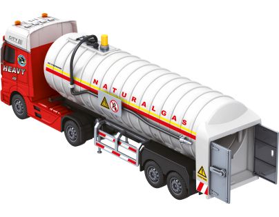 Sparkys CITY SERVICE CAR - 1:12 - Ťahač s cisternou na zemný plyn (so zvukom a svetlami)