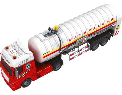Sparkys CITY SERVICE CAR - 1:12 - Ťahač s cisternou na zemný plyn (so zvukom a svetlami)