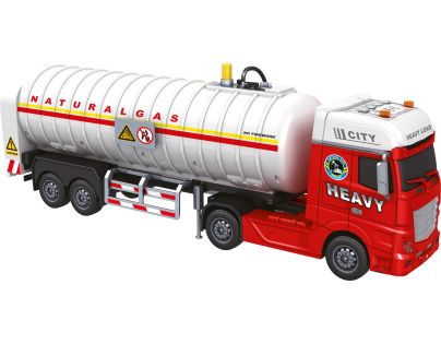 Sparkys CITY SERVICE CAR - 1:12 - Ťahač s cisternou na zemný plyn (so zvukom a svetlami)
