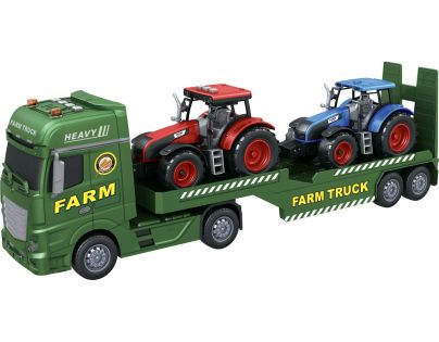 Sparkys CITY SERVICE CAR - 1:12 Farmársky ťahač s vlekom a 2 traktory
