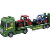 Sparkys CITY SERVICE CAR - 1:12 Farmársky ťahač s vlekom a 2 traktory
