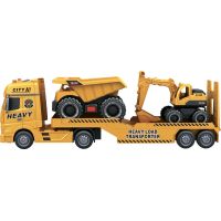 Sparkys CITY SERVICE CAR - 1:12 Ťahač s bagrom a nákladným autom