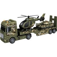 Sparkys CITY SERVICE CAR - 1:12 Vojenský ťahač s vrtuľníkom a tankom 5