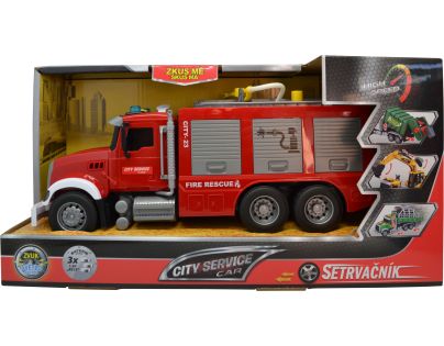 Sparkys CITY SERVICE CAR - 1:14 - Hasičský hasičské vozidlo (so zvukom, svetlami, striekacou vodou a ďalšími funkciami)
