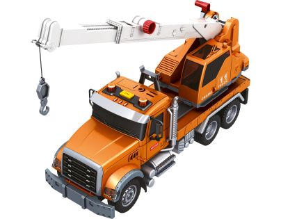 Sparkys CITY SERVICE CAR - 1:14 - Nákladné auto s žeriavom (so zvukom, svetlami a ďalšími funkciami)